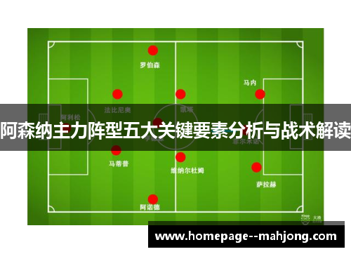阿森纳主力阵型五大关键要素分析与战术解读