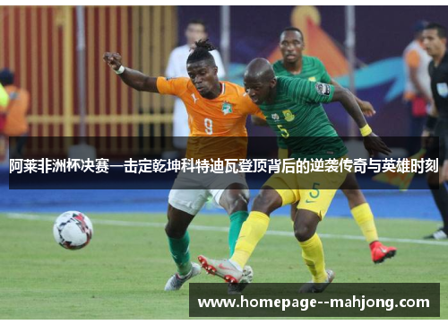 阿莱非洲杯决赛一击定乾坤科特迪瓦登顶背后的逆袭传奇与英雄时刻